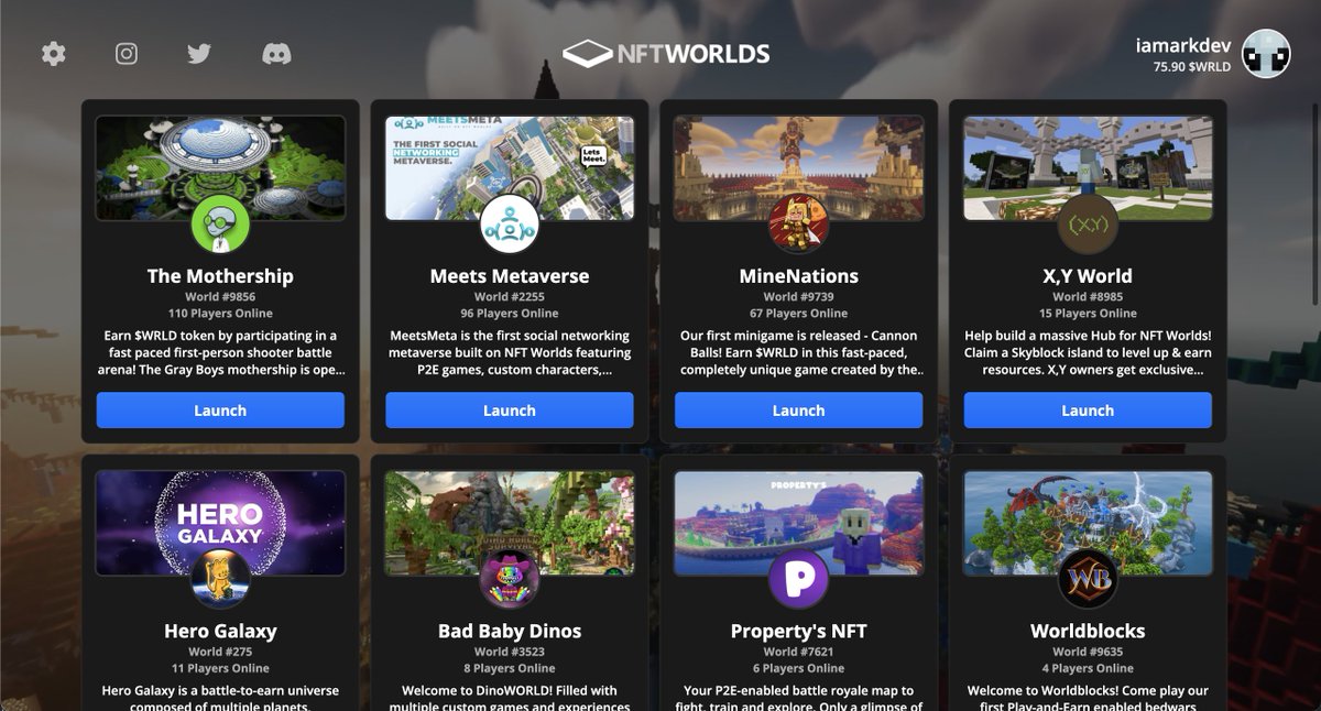 iamarkdev's tweet photo. Check the @nftworldsNFT Discord :) https://t.co/f4Z5EzImwE