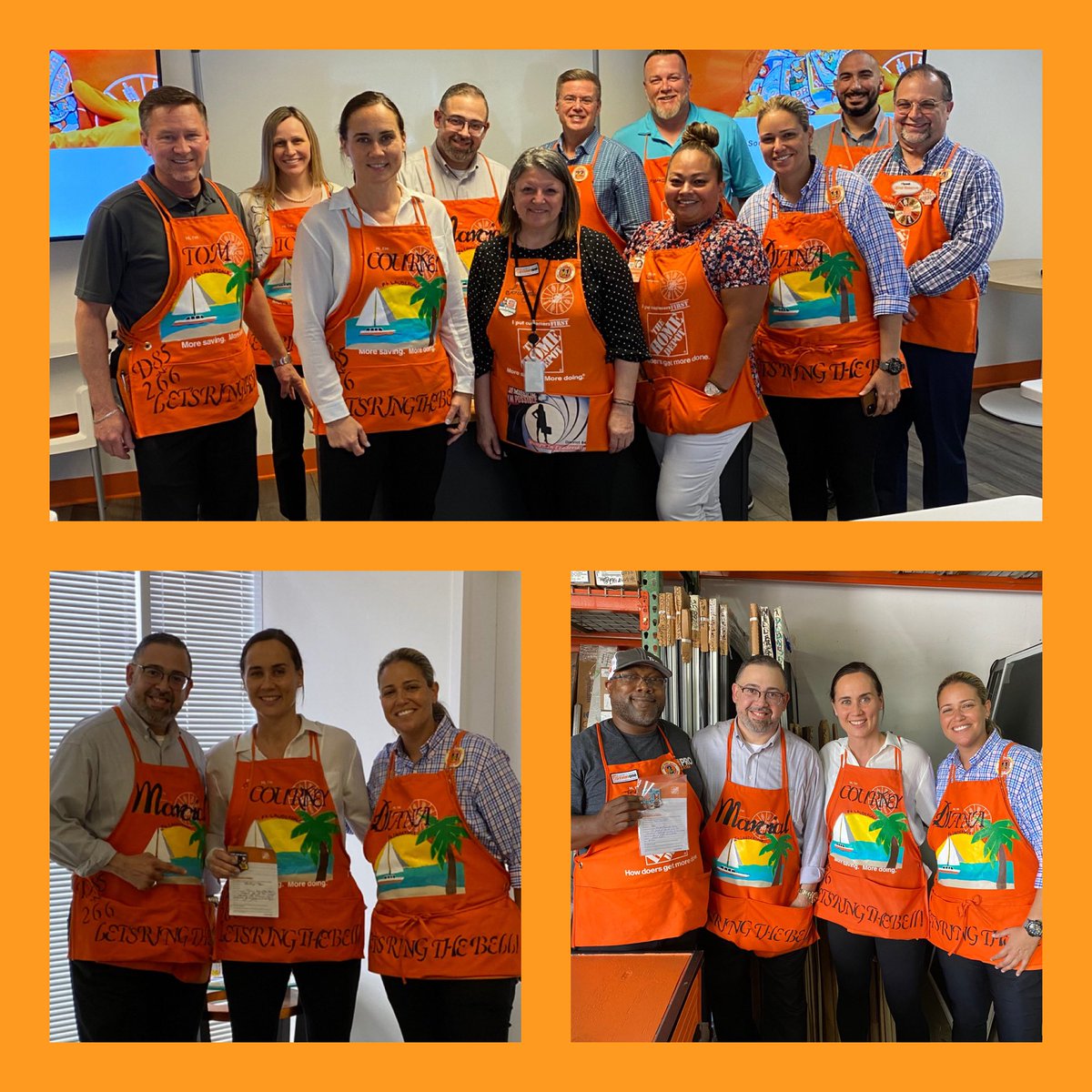 Happy to host the visit from our Leaders Courtney Howe, @DGM_MarcialRod @toribTHD @TomVirgili @THDdiana @MartineMcKenzi4 . We really appreciate your support! 😊