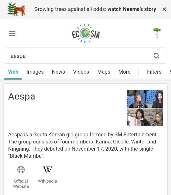 Instead of using Google, use Ecoasia! It is a website search engine similar with google but the difference is for every 45 searches, they will gain profit to plant a tree!

#LetTheEarthBreath #scientistprotest