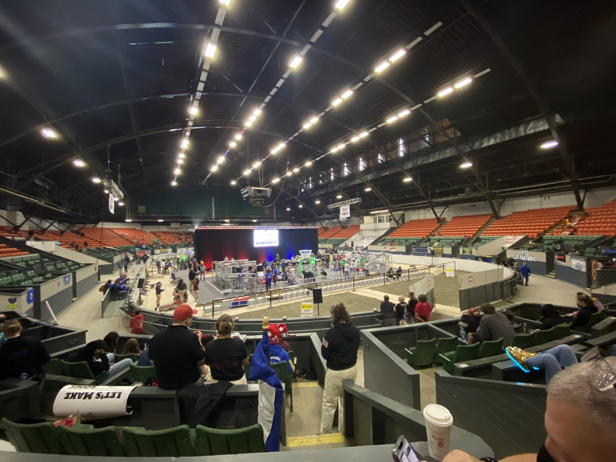 Day 1 of <a href="/NEFIRST/">NE FIRST</a> DCMP is done! We had a lot of fun with our practice matches, and ended ranked 17/39 through 3 qualification matches in the Titanium Division. We’ll be there bright &amp; early tomorrow to continue on — we’re set to be in the first match!