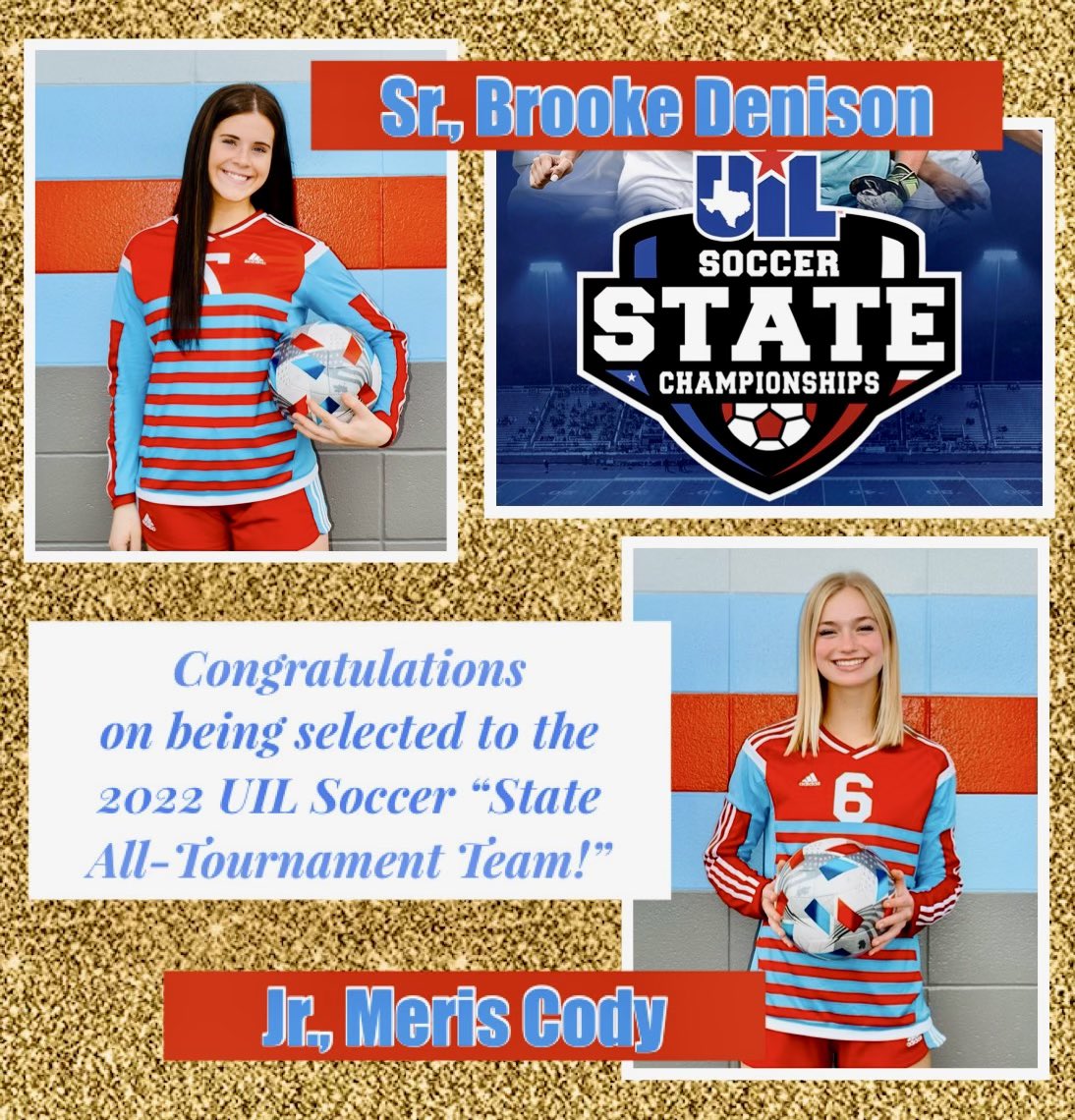 congrats to two of our lady raiders for being selected to the state all tournament-team!!