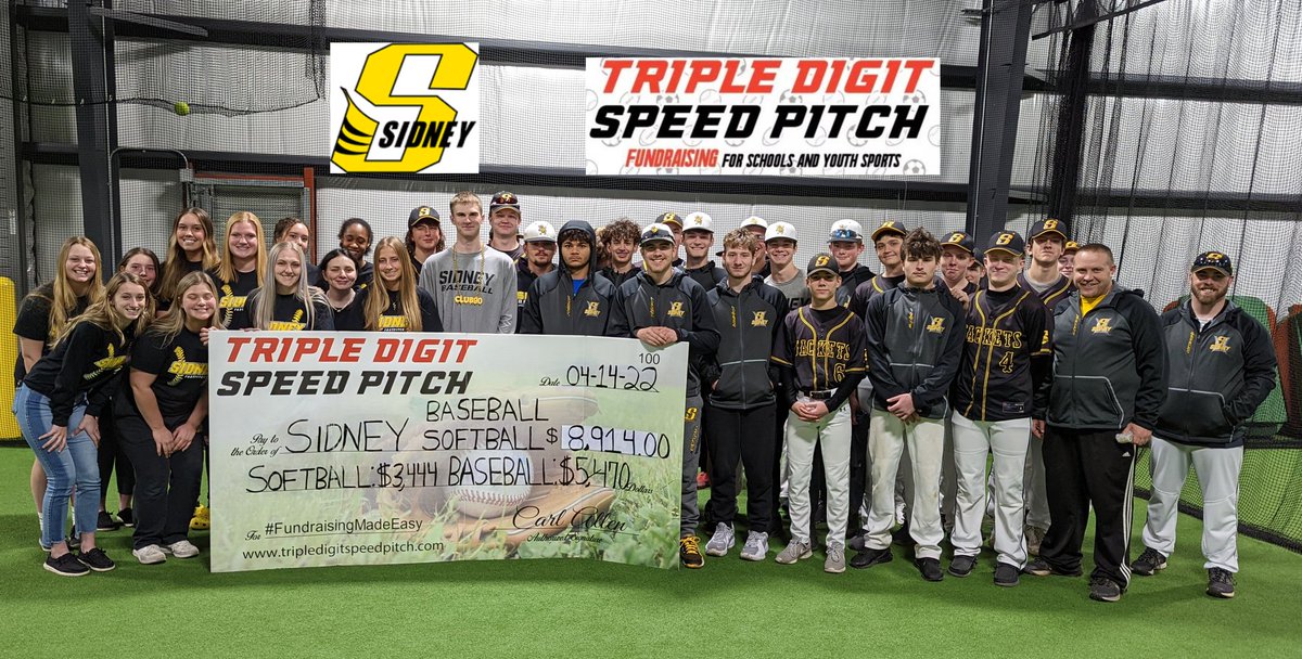 TripleDigitSP's tweet image. 💰💰👀

@sidneyFastpitch &amp;amp; @SidneyBaseball7 raised 𝗡𝗲𝗮𝗿𝗹𝘆 $𝟵,𝟬𝟬𝟬 with our #FundraisingMadeEasy

But they&apos;re not done yet!

𝗟𝗶𝗸𝗲 𝗮𝗻𝗱 RETWEET 𝘁𝗵𝗶𝘀 𝗽𝗼𝘀𝘁 to add $1 to their fundraising totals - up to $100 for each baseball &amp;amp; softball.

Now until 5pm tomorrow!