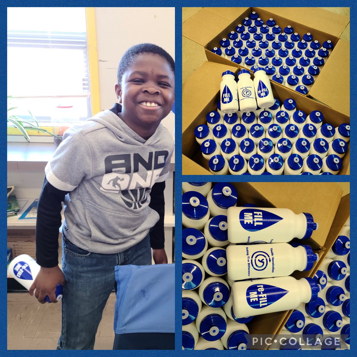 The  <a href="/Riverview_BSD/">Riverview School</a> YR  celebrated World Water Day by providing every student in the school with a reusable water bottle.  Their goal is to reduce water waste with multi use water bottles.
#makingthedifference