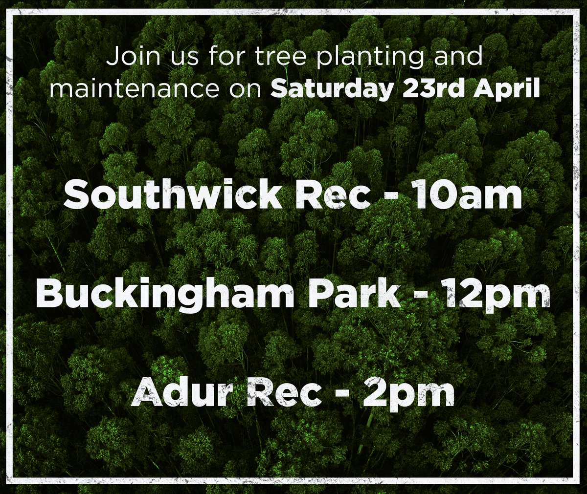 treeactionuk's tweet photo. Join us on Saturday April 23rd to plant the last woodland tree saplings this season and support young trees in Southwick and Shoreham by Sea. FREE to attend, all welcome! Join one or all of the events on the day by registering here: https://t.co/9eWGurRIbE https://t.co/iCtohQkBwk