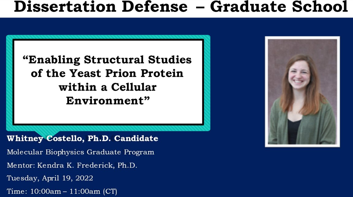 Join us as we hear from Whitney Costello, Ph.D. Candidate on her Dissertation Defense! In-person in ND11.218. Best wishes, Whitney!