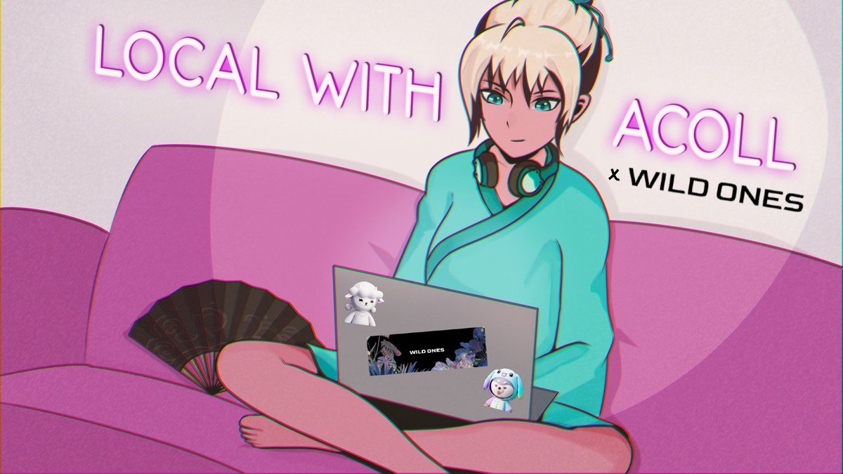 my second guest on local with acoll will be Wild Ones, a partnership between <a href="/luckyzeros/">Lucky Zeros</a> and <a href="/WildOnes_Studio/">WØS</a>! i'll be chatting with <a href="/byebyecalvin/">CALV!N Ø</a>, @D0GGIN, and @branfrash. ✨

join us tomorrow, Friday 3/15 at 2:30pm EST. hope to see you there! 😊