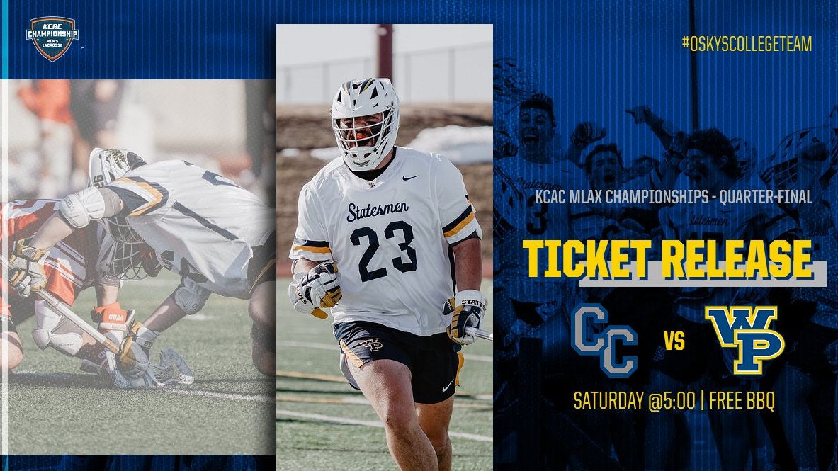 This windy weather is blowing another big-time game our way!🍃

Get your tickets now for Men's Lacrosse's Quarter-Final matchup against Columbia on Saturday at 5PM

Free BBQ provided by the <a href="/ThePennZone/">The PennZone</a> 🍔

🚨All tickets MUST be purchased through the KCAC website linked below⬇️