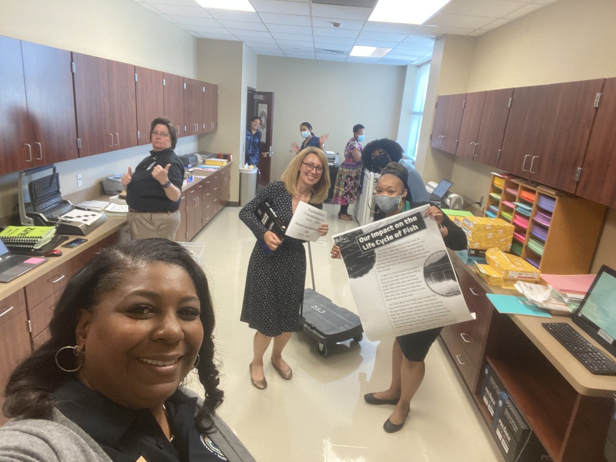childs4children's tweet photo. C and I team working hard getting ready for STAAR Academies! It takes a lot of creating, planning, and preparing but our teachers and students are worth it! Working together to be a successful district is whatβs it all about! #teamgetitdone #photobombedbythebest https://t.co/56Xyb0MZHU