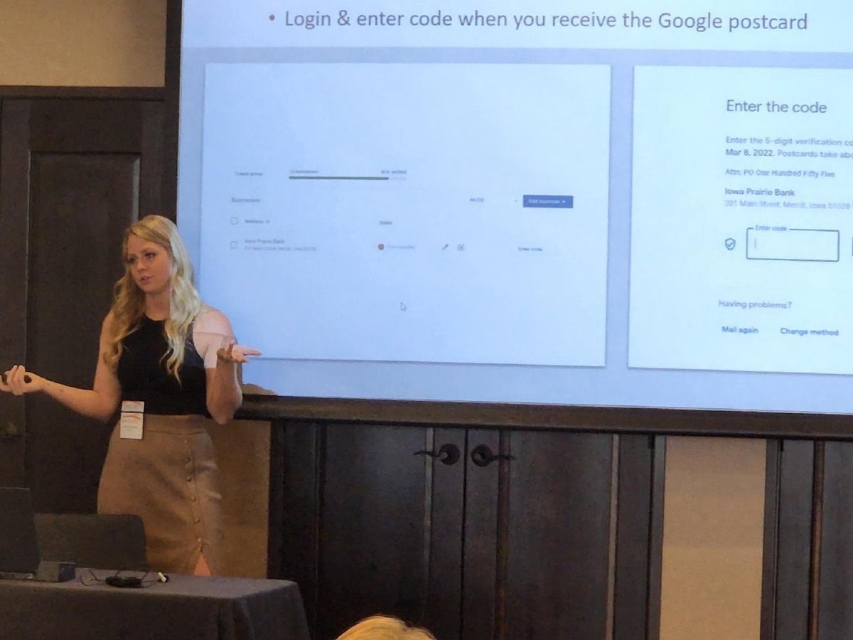 Forbin’s Marketing Manager, Bailey Ronnebaum, covered how to take control of your online reputation and social media during MIBA! 💻  <a href="/theMIBA/">MIBA</a>