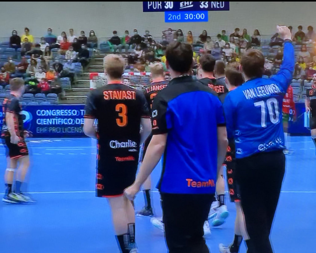 ⁦<a href="/Handbalheren/">TeamNL Handbalheren</a>⁩ winnen eerste wedstrijd play off kwalificatie WK van Portugal met 30-33 !!! Proficiat, zondag opnieuw!