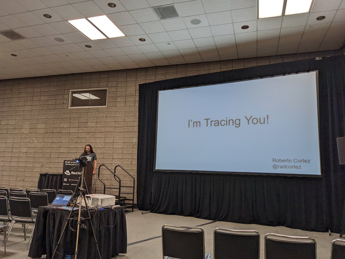 eudriscabrera's tweet image. Learning about tracing with @radcortez .
#devnexus2022 @opentracing @opentelemetry