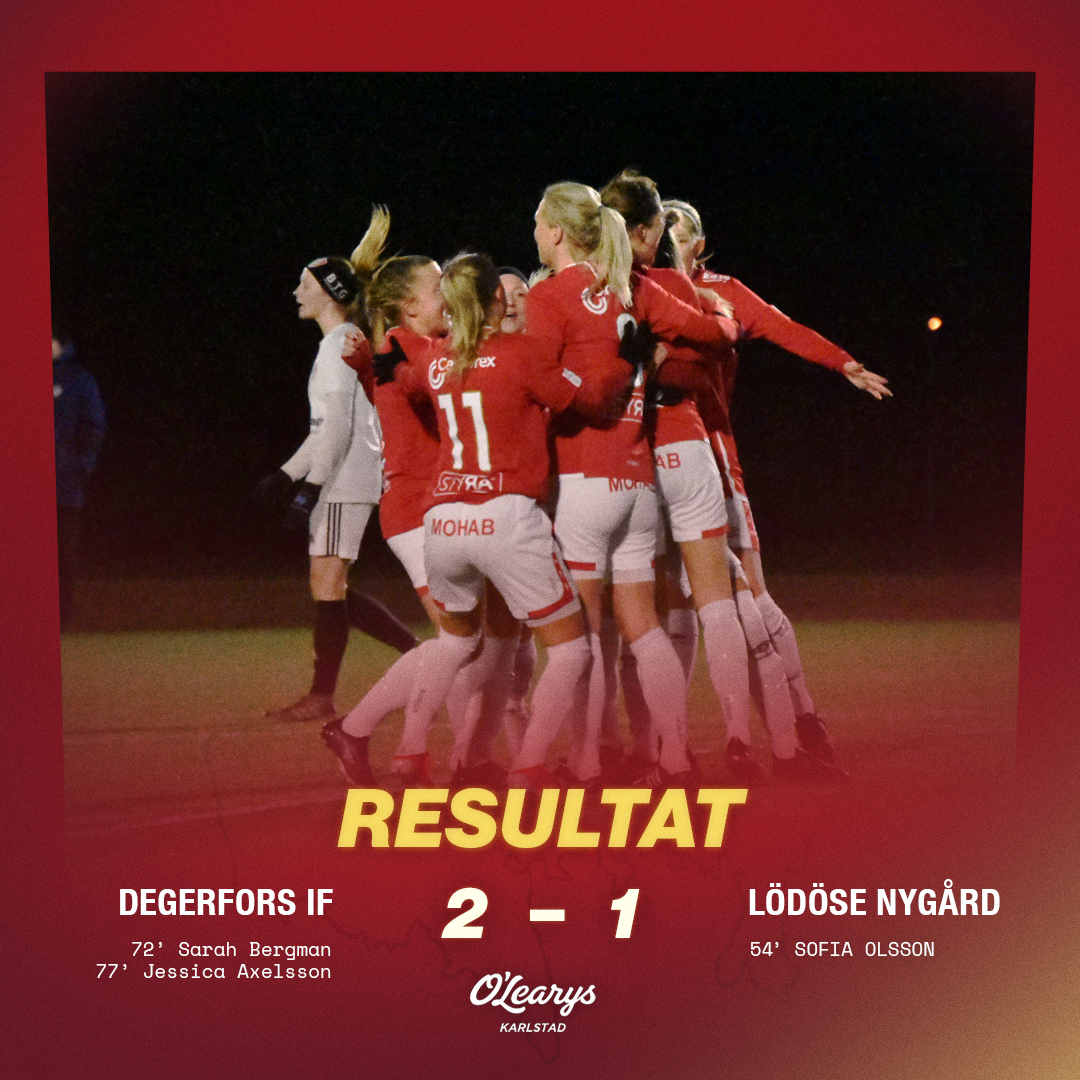 👏 Seger med 2-1 i hemmapremiären! ❤️🤍

#DegerforsIF