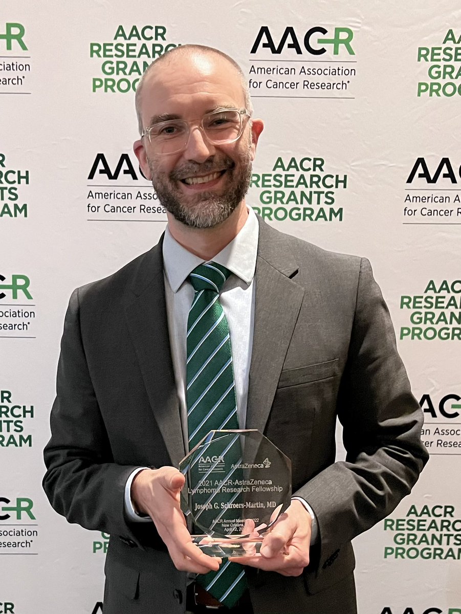 Thanks for a great #AACR22 and to @AACRFoundation and @AstraZeneca for an incredible opportunity in #lymphoma research @AACR