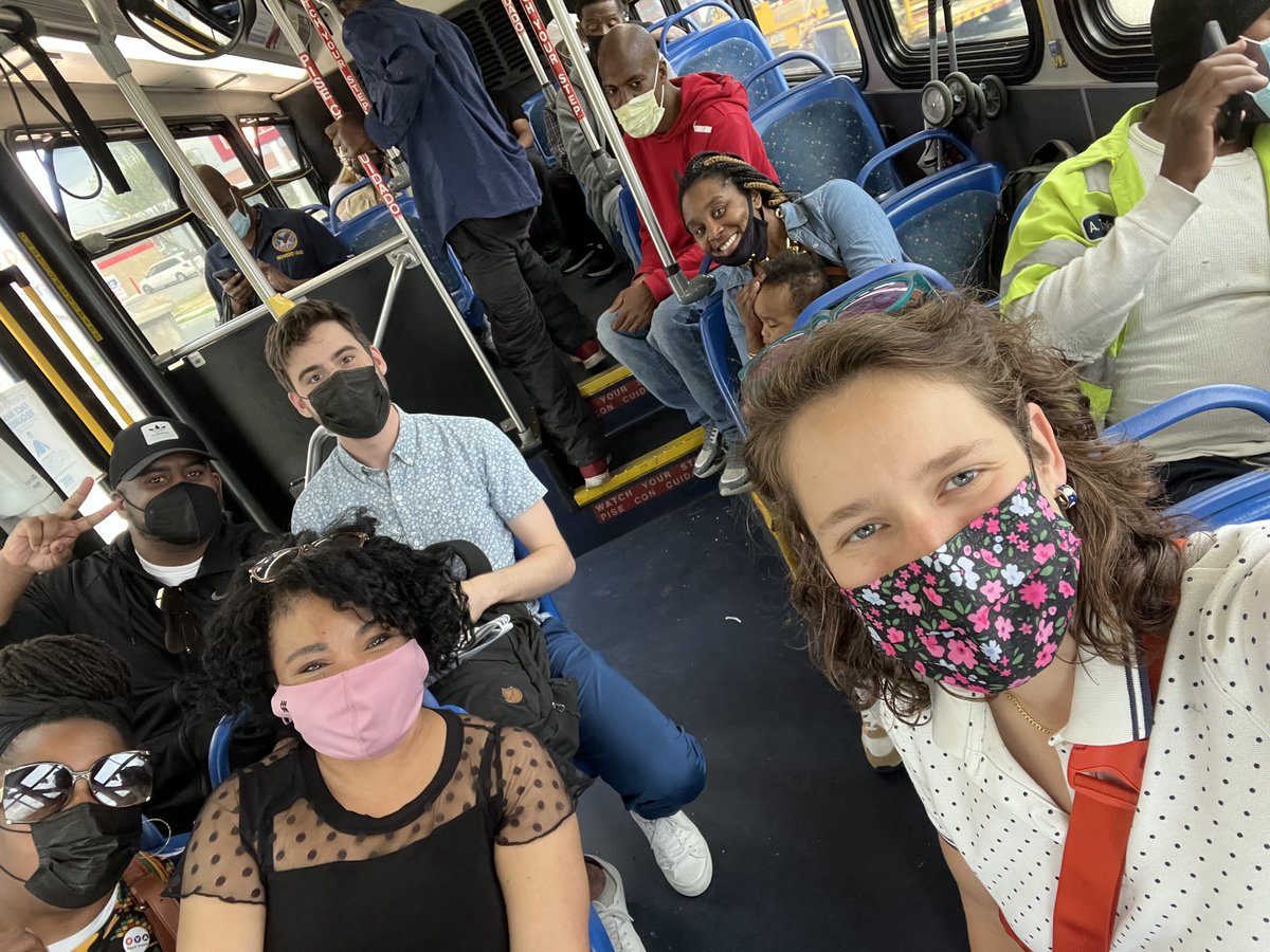 RVARapidTransit's tweet photo. Great riding the bus around Richmond with @MelicentM, @ctbrown1911, and Elle of @CCAN! https://t.co/bVzEClHBEO