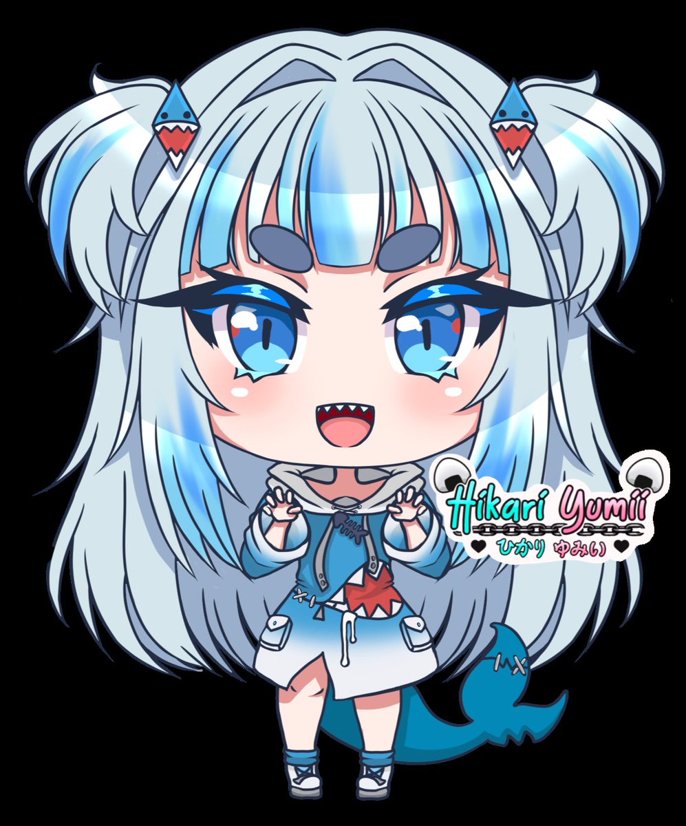 hikariyumii's tweet photo. 💙 SHAAAAAAARK 🦈 I'm going to make this into cute little keychains for my Etsy Shop 🛍 ✨️ Re-opening Soon! 😊 #Gawrgura #gawrt #animekeychains #animeart #animeartist #Procreate #HoloEN https://t.co/YZpKkRMxDa
