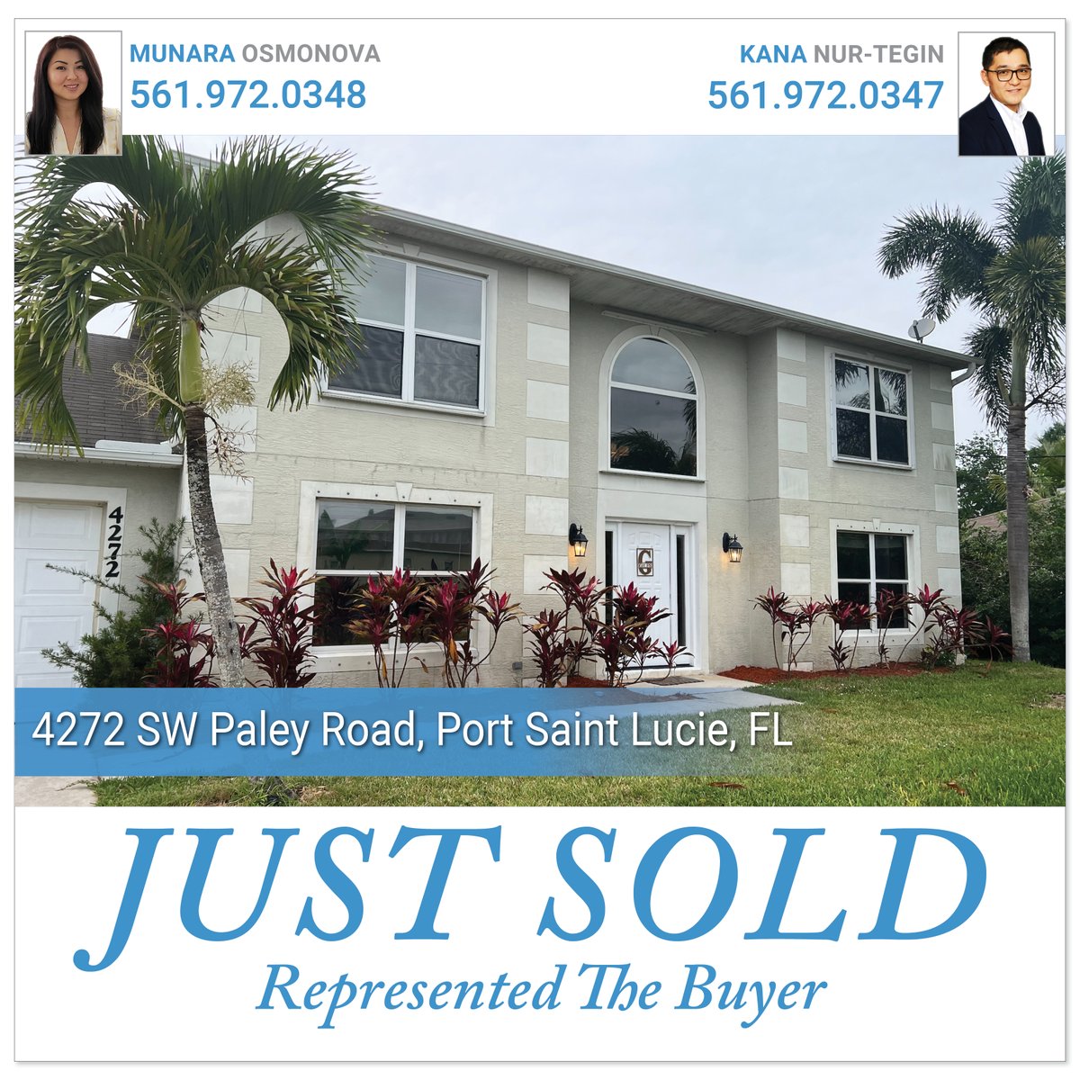 SOLD! 🎉
Represented the Buyer!
📍4272 SW Paley Road, Port Saint Lucie, FL 34953
.
.
.
#sold #justsold #closingday #closed 
#realestate #thesheehanagency
#RepresentedtheBuyer #buyer #buyersagent
#portstlucie #portstlucierealtor #portstlucierealestate #pslrealtor #pslrealestate