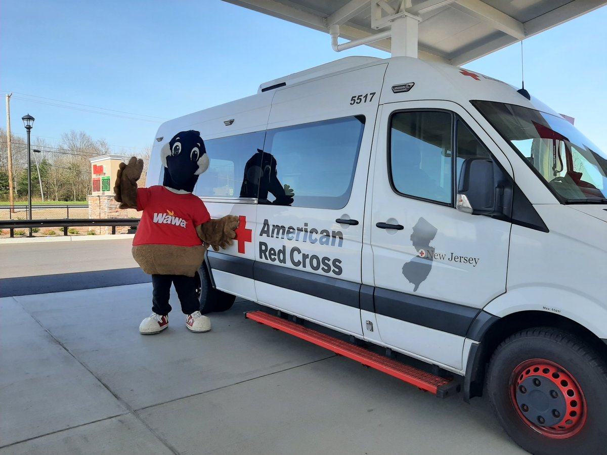 NJRedCross's tweet photo. It's #WawaDay! In addition to offering free coffee to celebrate 58 years, @Wawa has donated $100,000 in gift cards to us to fuel our response vehicles and help feed people affected by disasters. Huge thanks to Wawa for your continued support and #compassion! https://t.co/5ePQ7pO9Ue