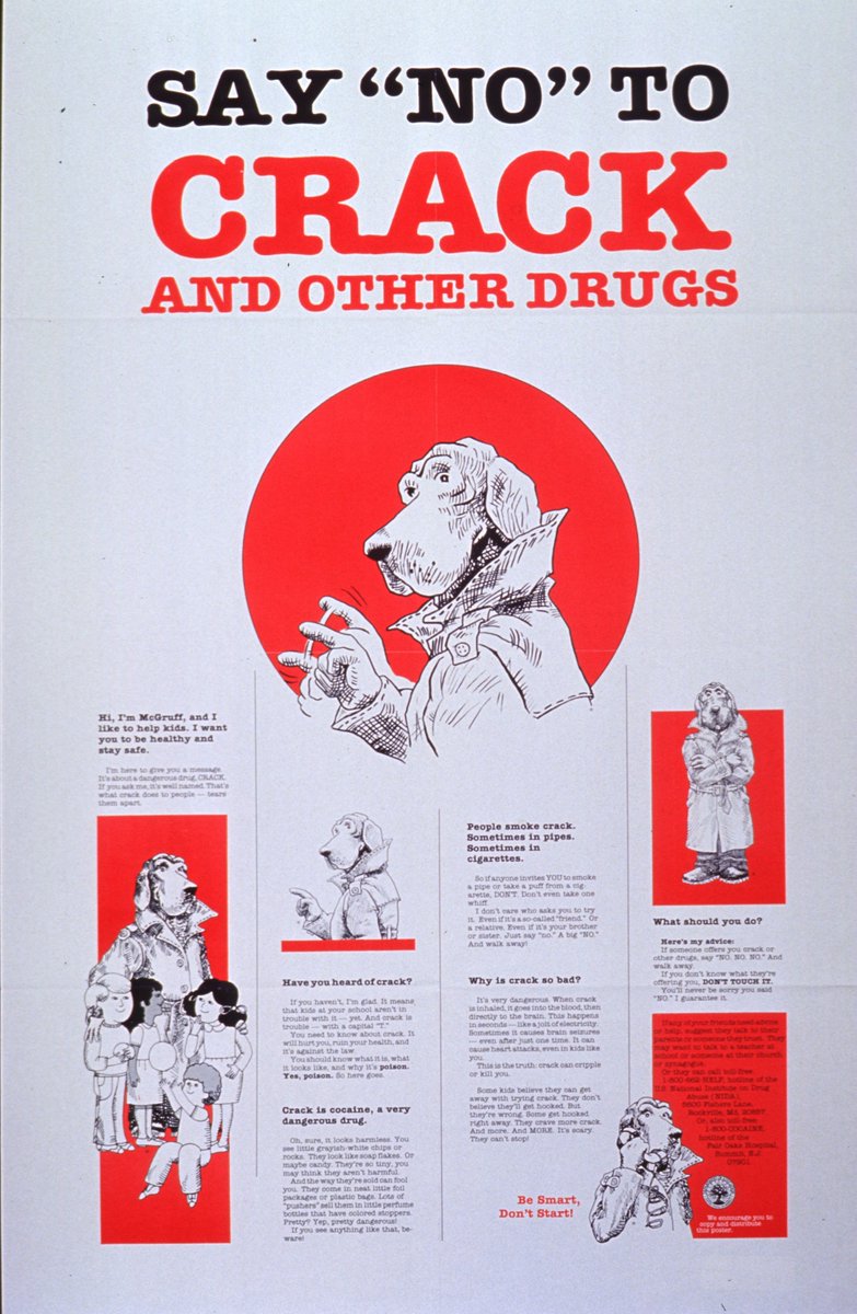 CrackHeadz | Agent PookAi (@crackheadzonsol) on Twitter photo Say "no" to crack and other drugs #Tbt illustration of McGruff from the late 80's #SayNoToDrugs #NFTs Say "no" to crack and other drugs #Tbt illustration of McGruff from the late 80's #SayNoToDrugs #NFTs