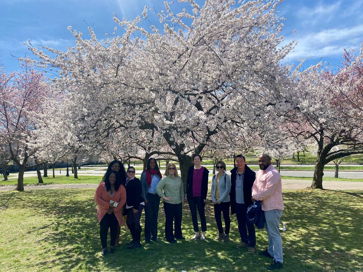 Enjoying Branch Brook Park’s Cherry Blossoms￼ with some of our Center for Autism and Hope House employees. What a better way to celebrate them completing their six week Registered Behavioral Technician training facilitated by Graham Behavioral Services. #autismawarenessmonth