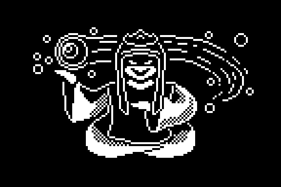 Moonward Enemy No. 4 - Hydromancer
#pixelart #1bit #ドット絵