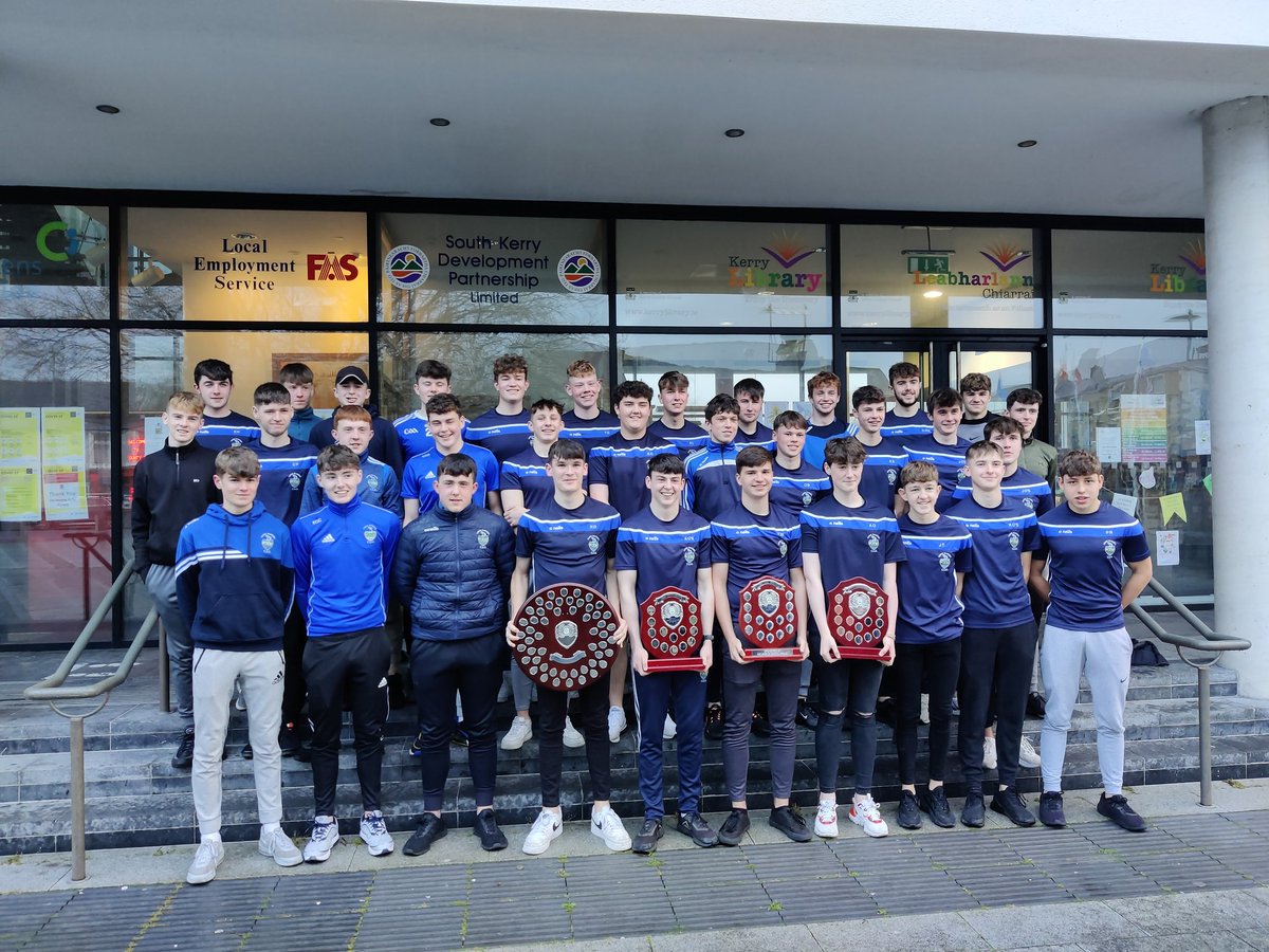 cian_evans14's tweet photo. Proud of this team @LauneRangers U17 @Kerry_Official Div1, div 11,Mid Kerry @Midkerrygaa2 &amp; Central Region Div1 winners  2021 medal presentation tonight https://t.co/ArVu1eQL3O