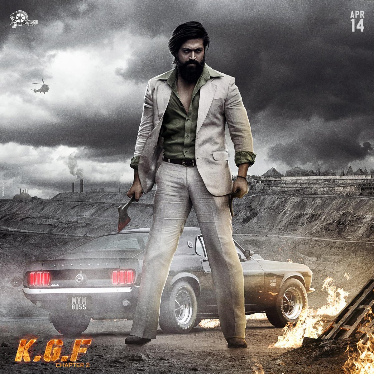 KonguScreens's tweet photo. #KGFChapter2 Day 1:

🔥T H I S   I S  H U G E🔥

That's the tweet!!!!!!!! https://t.co/1fnOBRcNgA