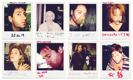 hitRECordJoe's tweet photo. Polaroids from the set of THE X-FILES.. https://t.co/oSRmMIj6Sm