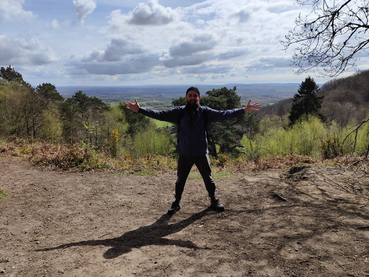beardygardener's tweet image. Todays office!

 @TheSouthDownsNT @sdnpa #natureforwellbeing