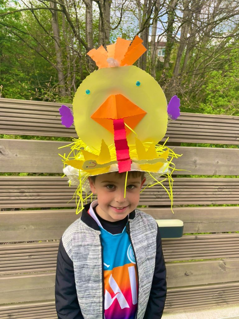 Jennylingard's tweet photo. The D’s CreateBR from earlier today. Lilly’s rabbit creation (RM). Charlie (2HM) went for a chick🐣. Happy Easter all 🐣 @Beaconrise1 https://t.co/8NHD20RwQV