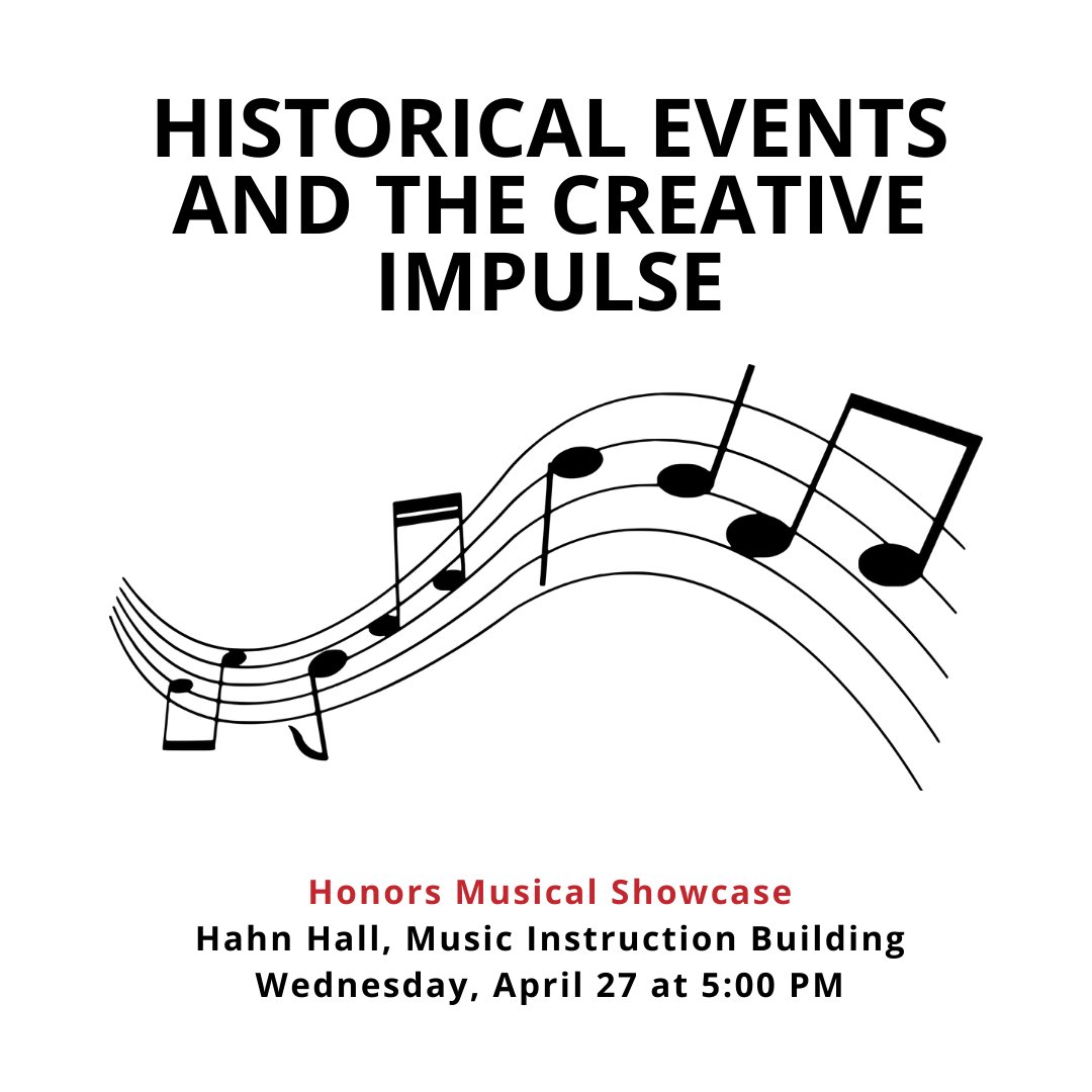 Join Dr. Galit Gertsenzon and students from her HONR 189 and HONR 390 (Music of the Holocaust) classes for music, spirituals, and spoken word that reflect and commemorate world-changing historical events.