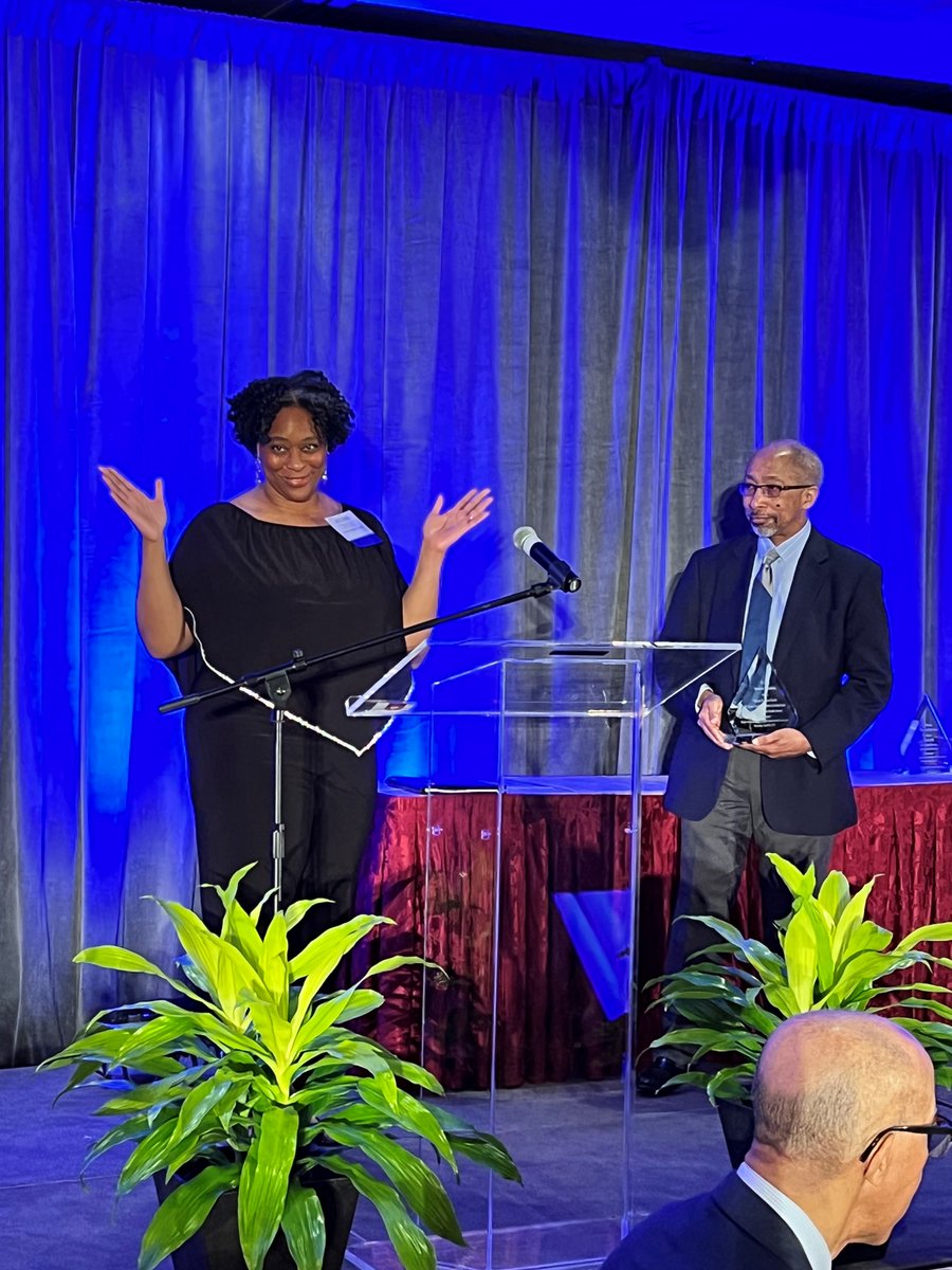 stlcsf's tweet photo. Today we had the pleasure of celebrating Yolanda Rodgers-Garvin, 2022 Excellence in Mental Health Award recipient, at the @StLouisAmerican Salute to Excellence in Health Care event. Yolanda has served the St. Louis area for over 25 years and is so deserving of this recognition! https://t.co/8dqiAHpceO