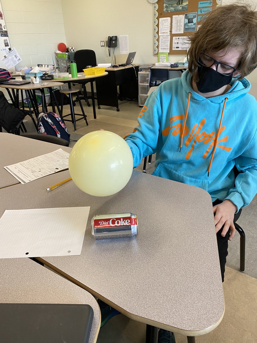 A statically charged morning here in science class with our grade 9. <a href="/islandviewhigh/">Island View High</a>