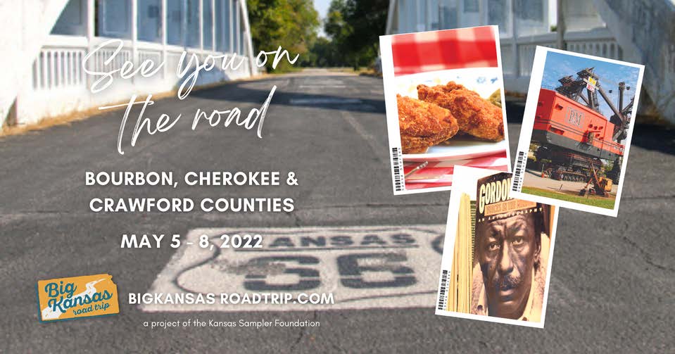 ORP_KS's tweet photo. Have you heard of the Big Kansas Road Trip, a program put on by Kansas Sampler Foundation? This year explorers will descend into Bourbon, Cherokee, and Crawford Counties on May 5-8th to see what these great communities have to offer! #BKRT22 #ToTheStarsKS https://t.co/sWXr4eM0B2