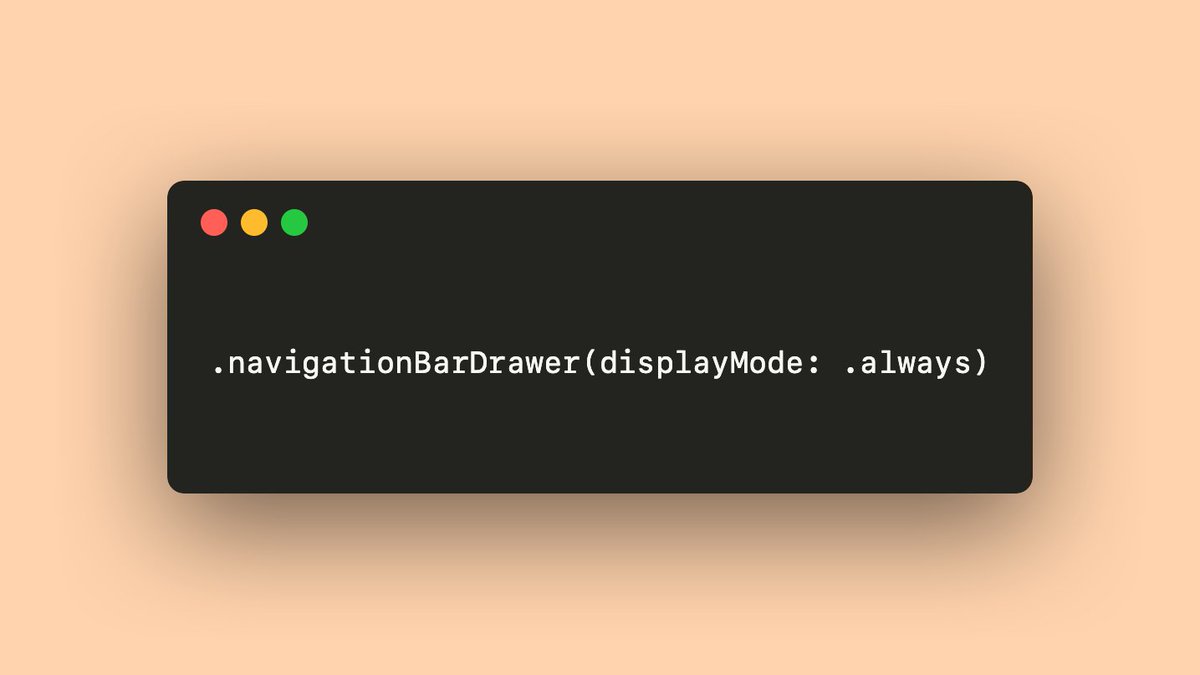 sarunw's tweet photo. In iOS 15, we have a way to add a search controller in SwiftUI with a searchable modifier.

You might not be aware that we can control search bar behavior via an extra argument in SearchFieldPlacement.

https://t.co/TBpaXK5qU6 https://t.co/UQSoC3zK37