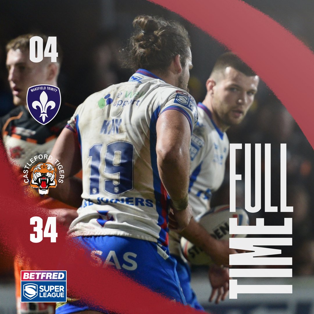 WTrinityRL's tweet photo. FT | Castleford claim the two points. (4-34) https://t.co/00eh8VN3Cq