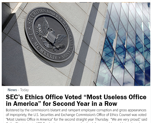 XRP_Productions's tweet photo. 💥 BREAKING NEWS 💥

Congrats to the @SECGov Office of Ethics Counsel! https://t.co/UUNT7tsP0V