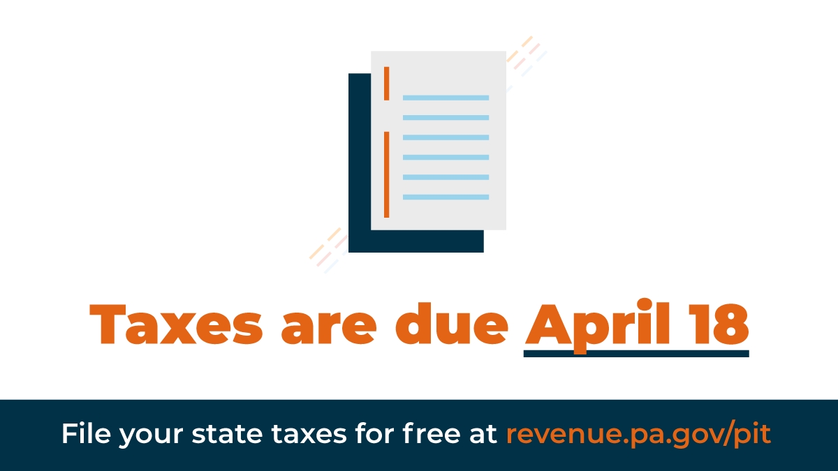 Pennsylvania on Twitter "3️⃣ days to file your taxes. File your