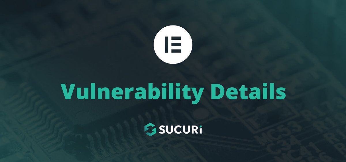 Werk Elementor plugin bij naar versie 3.6.3 of hoger!

Critical RCE Vulnerability in <a href="/elemntor/">Elementor</a> #WordPress Plugin buff.ly/3EgWgD5