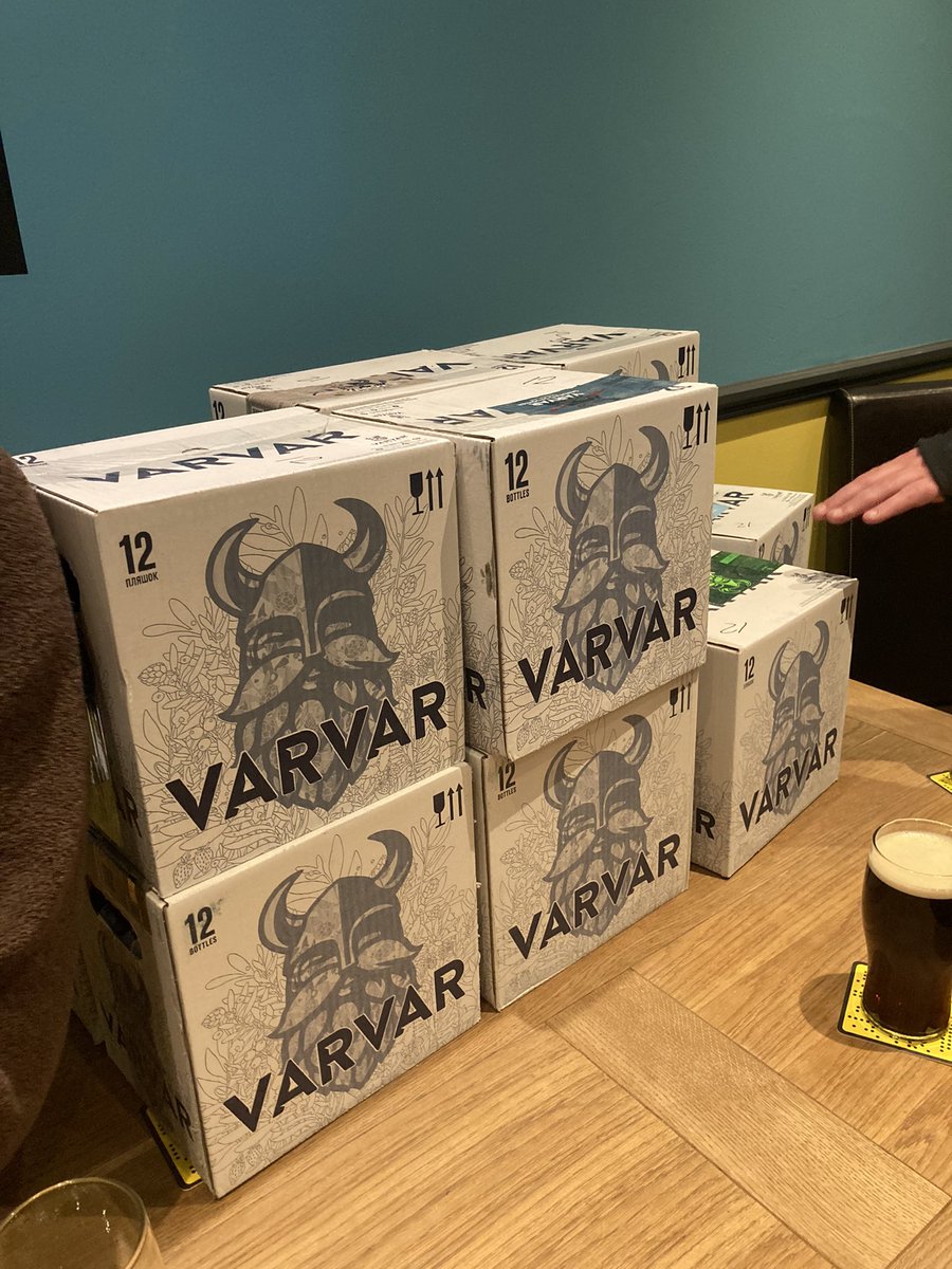 jamesksowerby's tweet photo. Just arrived @diversionbolton from #Varvar @DrinkersUkraine @Brew4Ukraine #BrewUkraine #BrewingInTheFreeWorld #PubsMatter #DrinkingIndie #HopsNotHate https://t.co/2J5yVooVAK