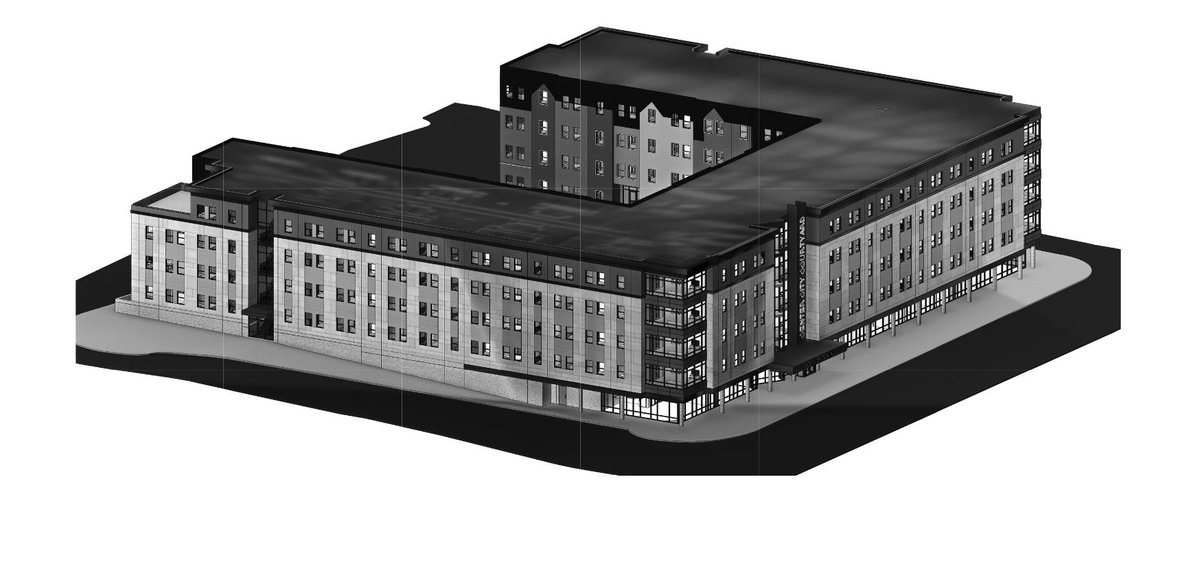 rocdevnews's tweet photo. 5 story mixed use building with 161 residential units planned for corner of W. Main St. and Plymouth Ave. in downtown Rochester. Site plans include 102 below grade parking spaces, building would replace existing surface lot.

Docs:
https://t.co/2baFMziQOC

https://t.co/oG0AQkEakT https://t.co/QxsHPbbE1i