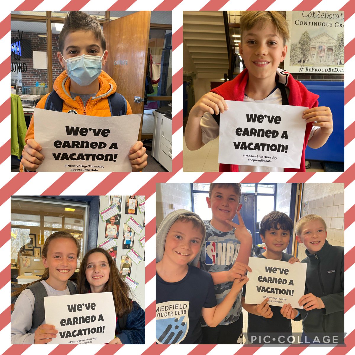 s_grenham's tweet photo. The #beproudbedale rockstar Ss & Ts have most definitely worked so hard this school year & throughout the pandemic. They have certainly earned a vacation! #positivesignthursday #medfieldps #timetounplug https://t.co/b2Tpemlnsj