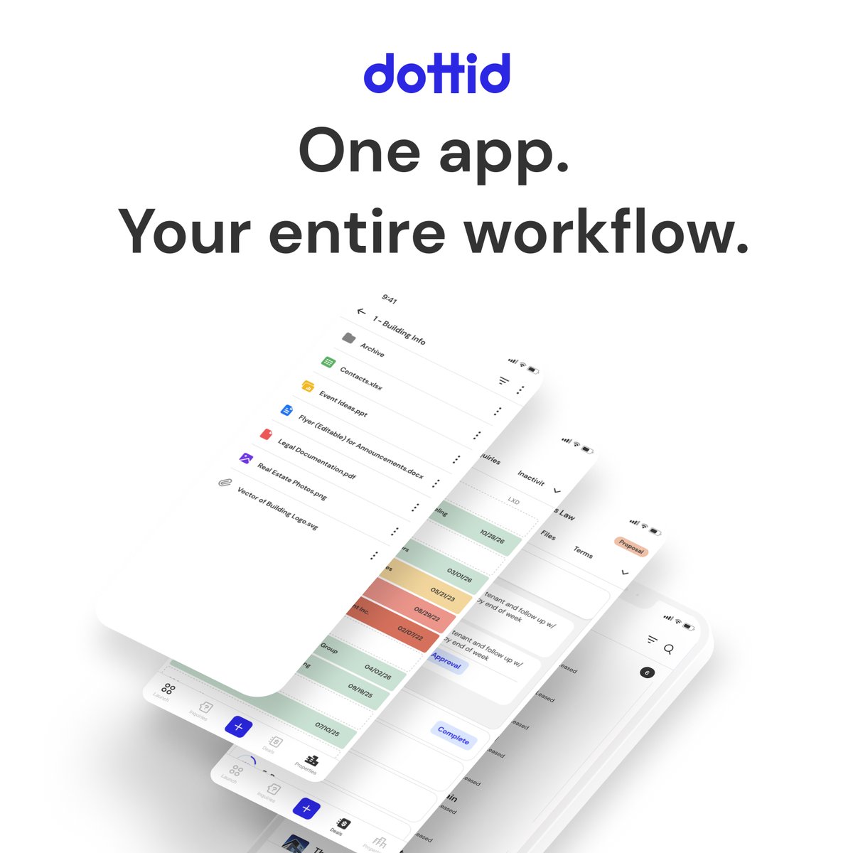 DottidTech's tweet photo. The Dottid Mobile App is now better than ever - team collaboration, deals and inquiries updated in real-time, and access to your rent roll from your smartphone are just the beginning. Discover why YOU should download the Dottid Mobile App, today. https://t.co/mUxsB2fazO #CRE https://t.co/lpRpalbduh