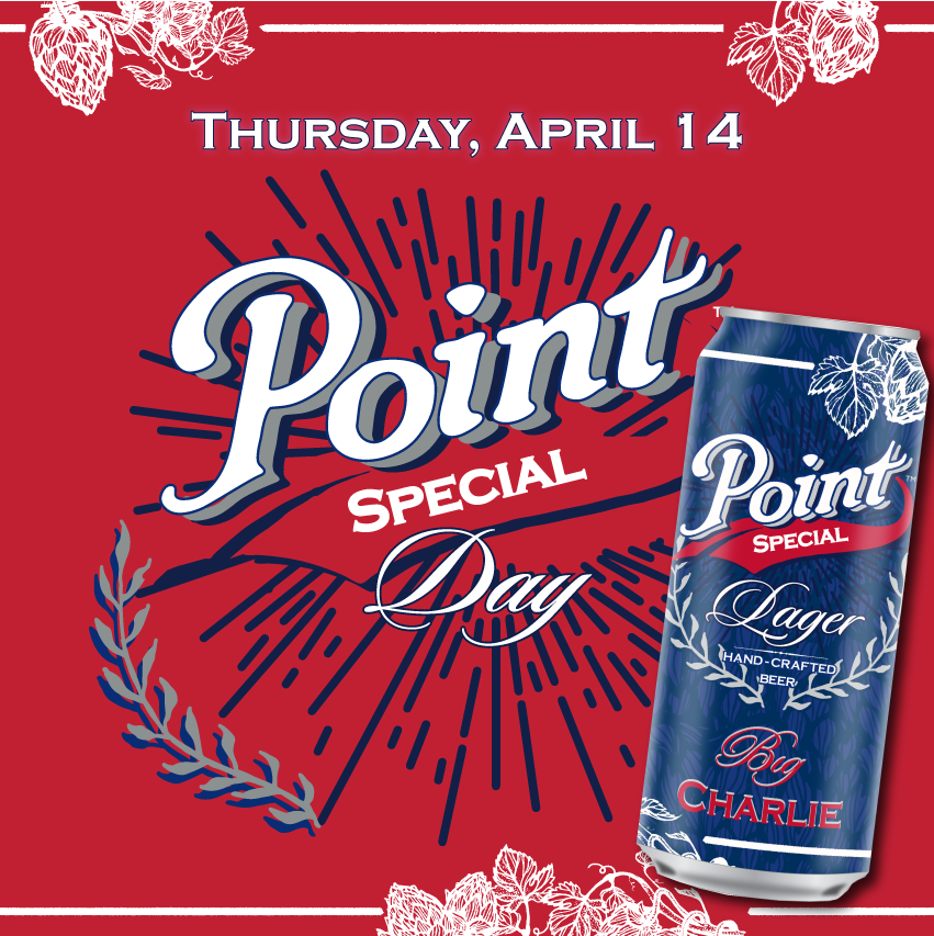 pointbrewery's tweet photo. Enjoy a cold Blue Bullet today in celebration of Point Special Day! While supplies last, 16oz cans of Point Special are $2 at select participating retailers: https://t.co/mdDCg7iqV8. #pointspecialday #pointspecial #pointbeer https://t.co/g0ZDPYNSVK
