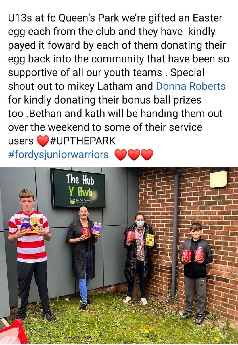 welshylou1's tweet photo. @wrexham fc Queens Park youth giving back to the community ❤️ #YellowAndBlue #fcqueenspark #fcqp #fordysjuniorwarriors https://t.co/c4bx7MAKcm
