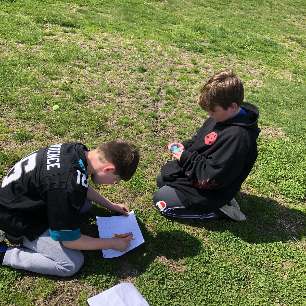 adamsonashley21's tweet photo. ELA/Math review egg hunt! @HathawaySchool @RIDeptEd @Travis1713 https://t.co/PVwVqKG1G7