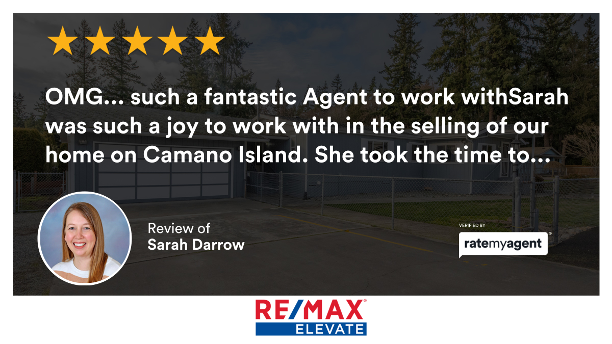 darrow_sarah's tweet photo. My latest RateMyAgent review in Camano
https://t.co/J6NSw7HcGT https://t.co/GqujKXUrhE