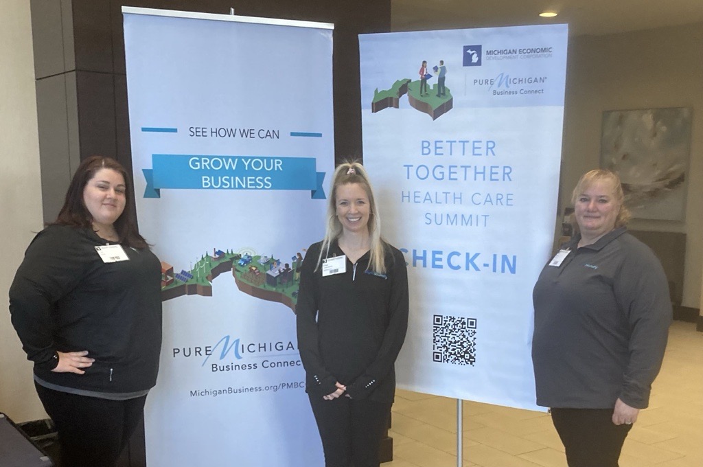 Right_Sourcing's tweet photo. The RightSourcing team is attending Pure Michigan Business Connect's (PMBC) “2022 Better Together Health Care Summit.” The event features Michigan leaders and suppliers in healthcare and offers key opportunities for supplier diversity while highlighting industry trends. https://t.co/oEJQtzXVge