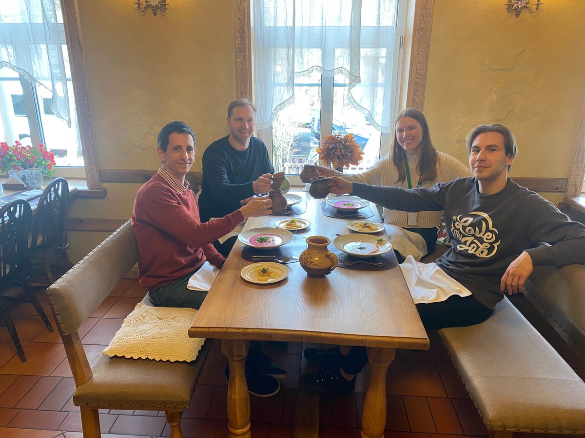 RemoteCompany's tweet photo. We have 2 unwritten rules in our team:

1. If you ever visit Lithuania, you must try šaltibarščiai, the famous cold beet soup.
2. No Mexico City trip is complete without meeting with Sthefani, our People Experience &amp; Talent Acquisition Specialist. https://t.co/VWO4mJ6yiK