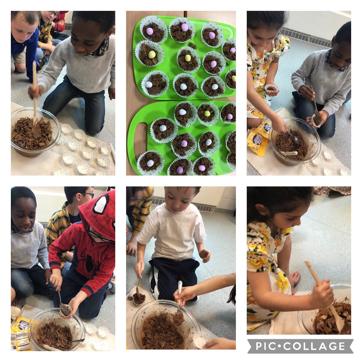 HolyFamilyL8_1F's tweet photo. Today we enjoyed lots of Easter celebrations. We all tasted hot Cross Buns and talked about why we often enjoy hot cross buns round Easter. We went on an egg hunt and discussed how eggs symbolise new life #bunnies #Celebrate #Easterstory #Easter2022 #EasterNests #Creative #Fun https://t.co/Iq10cmLm0g