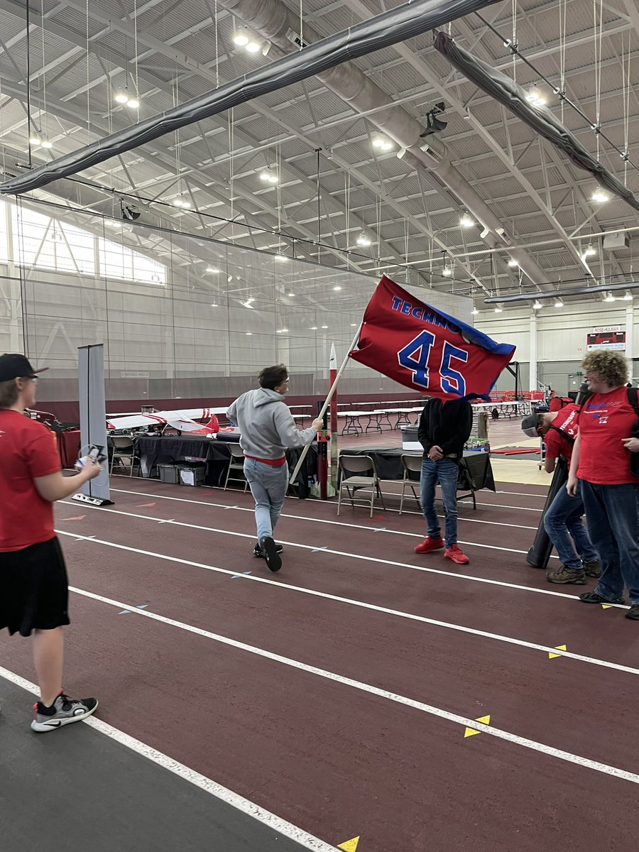 The pits are about to open for our state competition so we decided to run our flag around. Wish us luck for this weekend! #LegacyMatters #GoTechnoKats
